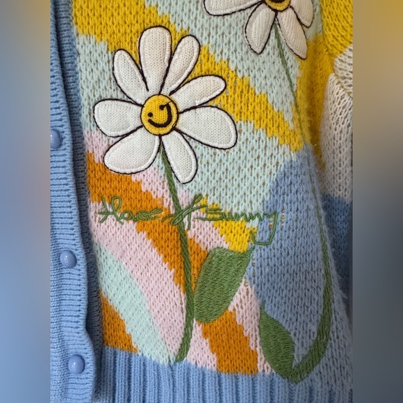 House of Sunny Big Bloom Cardigan Sweater - Picture 13 of 16